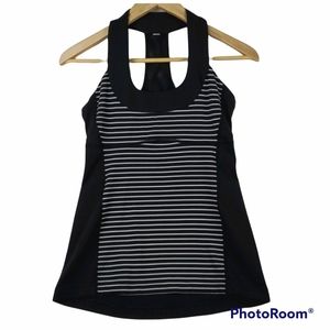 Lululemon Racerback Tank *Luon Parallel Stripe 6